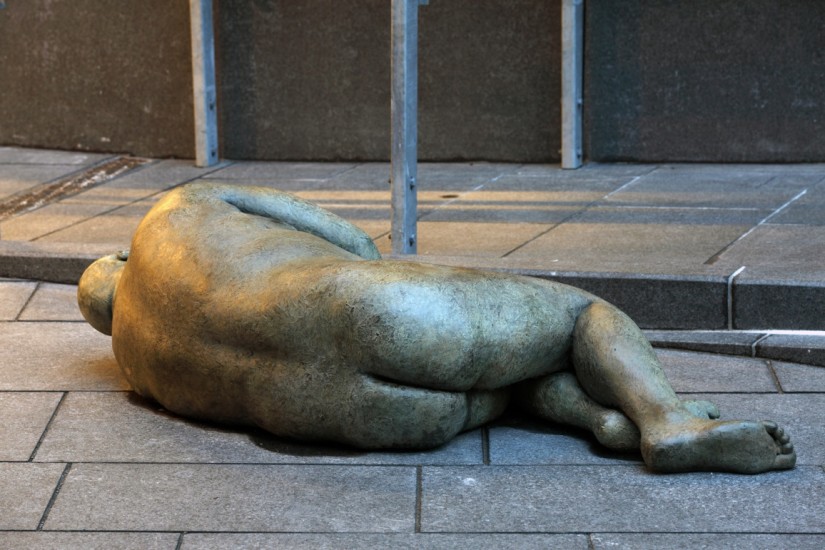Lying low/male nude, Christine Aspelund. Fotograf: Jan Inge Janbu