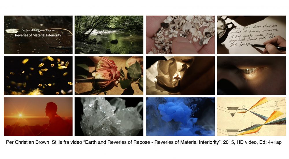 <em>Earth and Reveries of Repose, videostills</em>, Per Christian Brown.