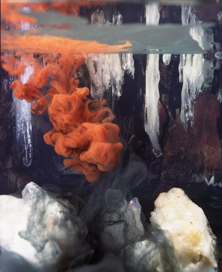 <em>Composition in Orange and Black, The Ice Cave</em>, Per Christian Brown.