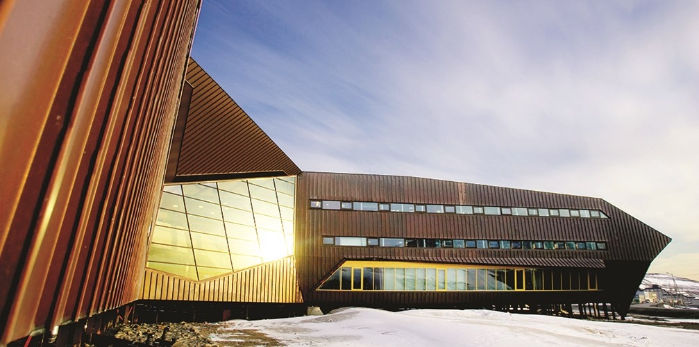 Universitetssenteret på Svalbard (UNIS), Longyearbyen. Fotograf: Werner Zellien