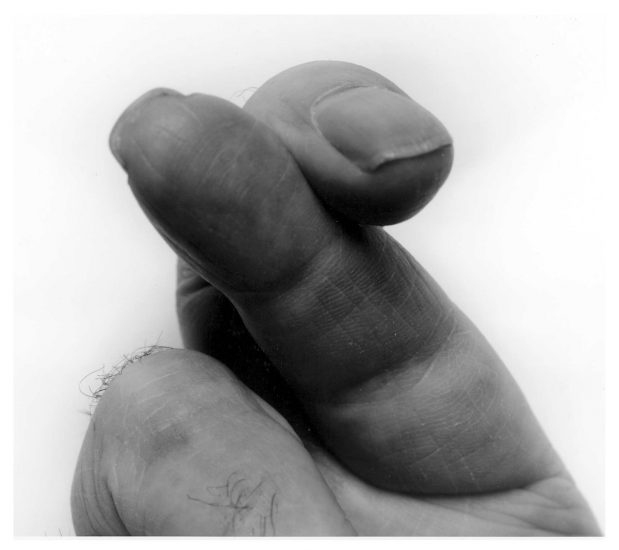 <em>Self Portrait Crossed Fingers No 3</em>, John Coplans. Photographer: Jiri Havran