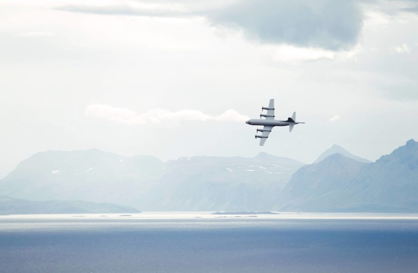 Det maritime overvakingsflyet P-3 hentar inn viktig informasjon til FOH. Fotograf: Torbjørn Kjosvold/ Forsvaret