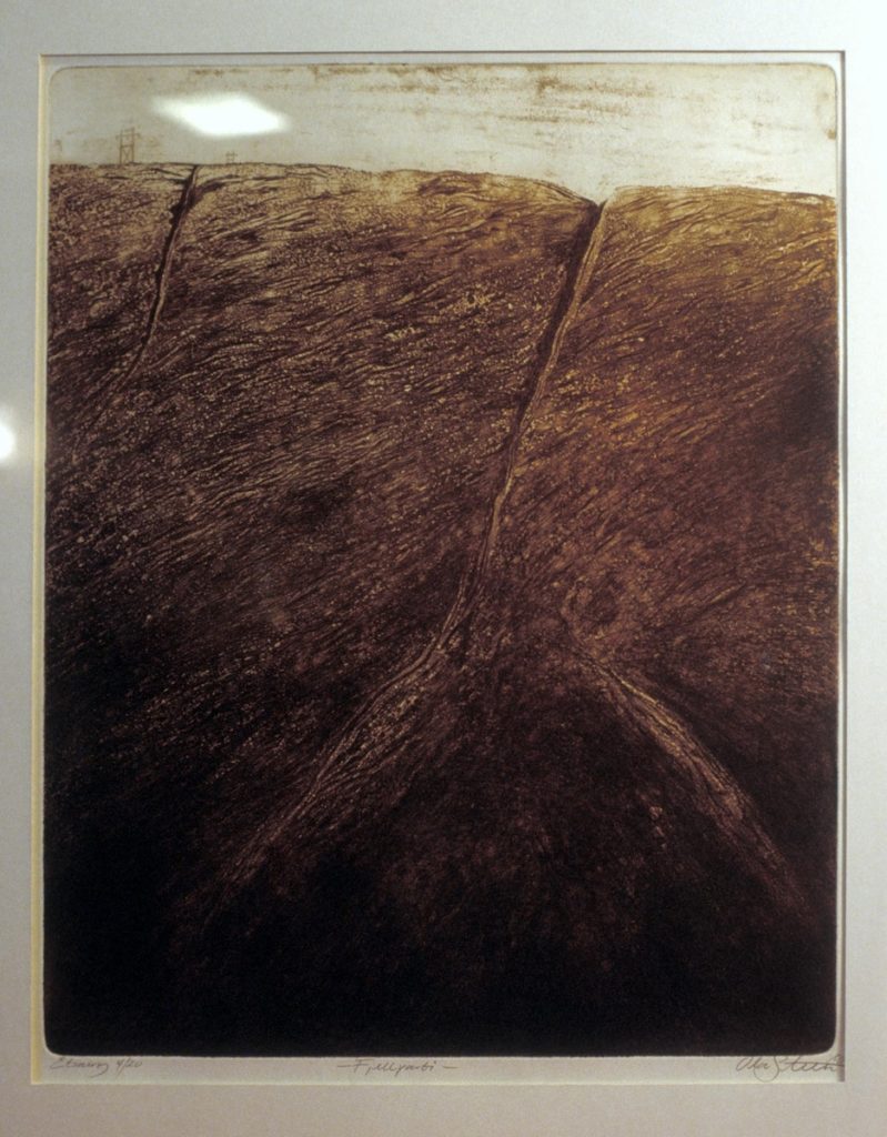 <em>Fjellparti</em>, Ola Steen. Photographer: Utsmykkingsfondets arkiv