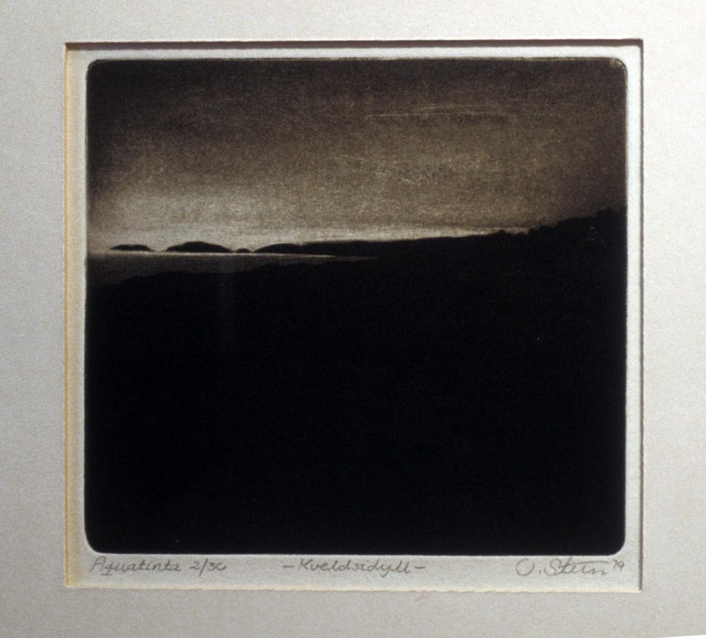 <em>Kveldsidyll</em>, Ola Steen. Photographer: Utsmykkingsfondets arkiv