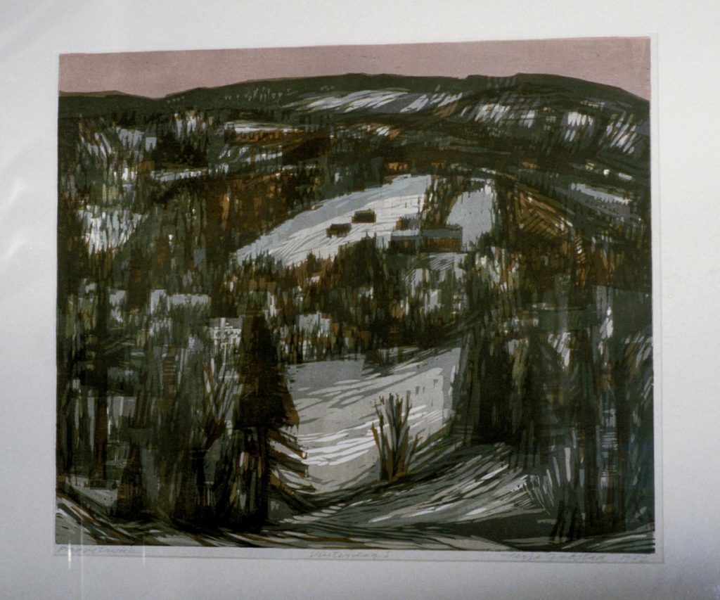 <em>Vinterdag I</em>, Terje Grøstad. Photographer: Utsmykkingsfondets arkiv