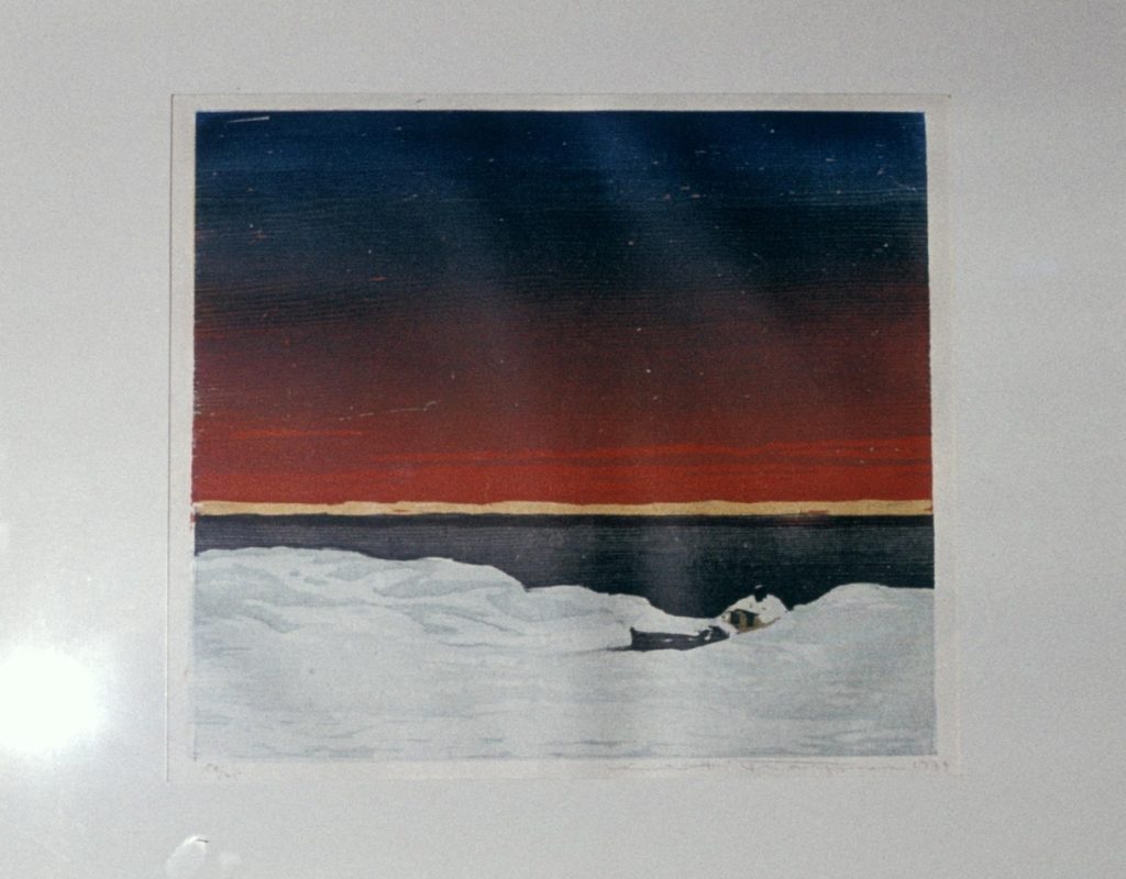 <em>Vinter ved havet</em>, Knut Frøysaa. Photographer: Utsmykkingsfondets arkiv