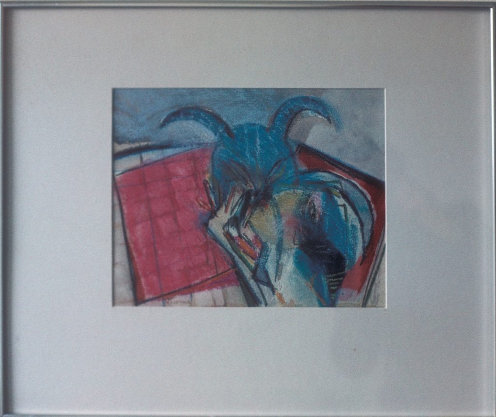 <em>Med maske</em>, Herbert Thoma.